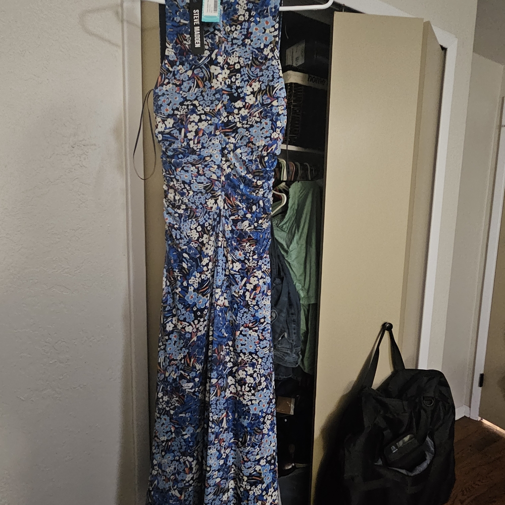 Steve Madden Blue Multi Floral Dress